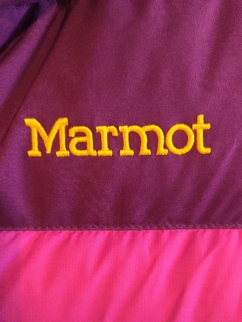 Marmot Purple Hooded Puffer Jacket - Small - Picture 6 of 16